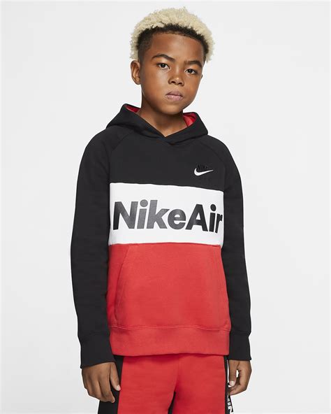 hoodie für ältere kinder jungen nike air rot schwarz|Rote Hoodies & Sweatshirts für Jungen (14) .